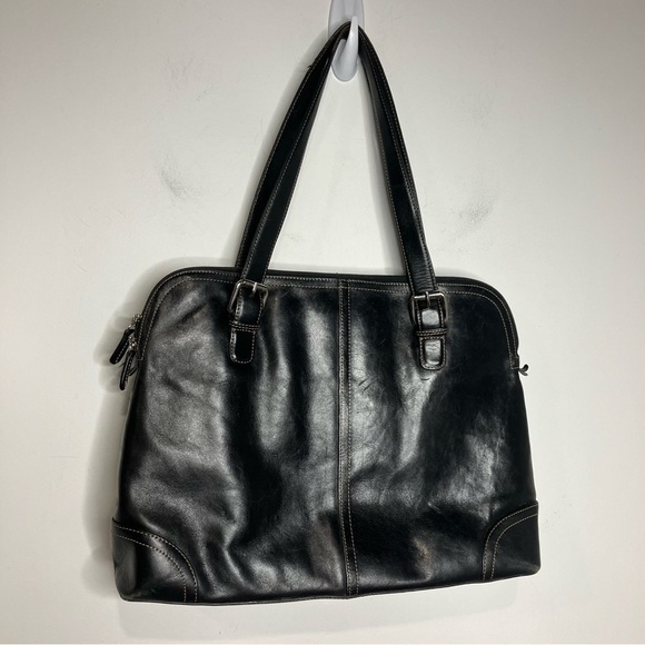 Fossil‎ black leather shoulder bag large size - Picture 4 of 12